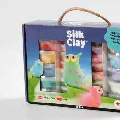 Silkeslera Pysselbox Mixade Färger
