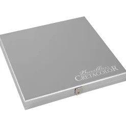 Silver Box tecknarset i trälåda 17 delar