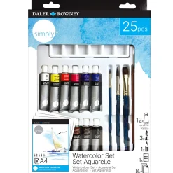 Simply Akvarellfärgset 25 delar