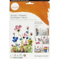 Simply Måla blommor med akrylfärg steg-för-steg