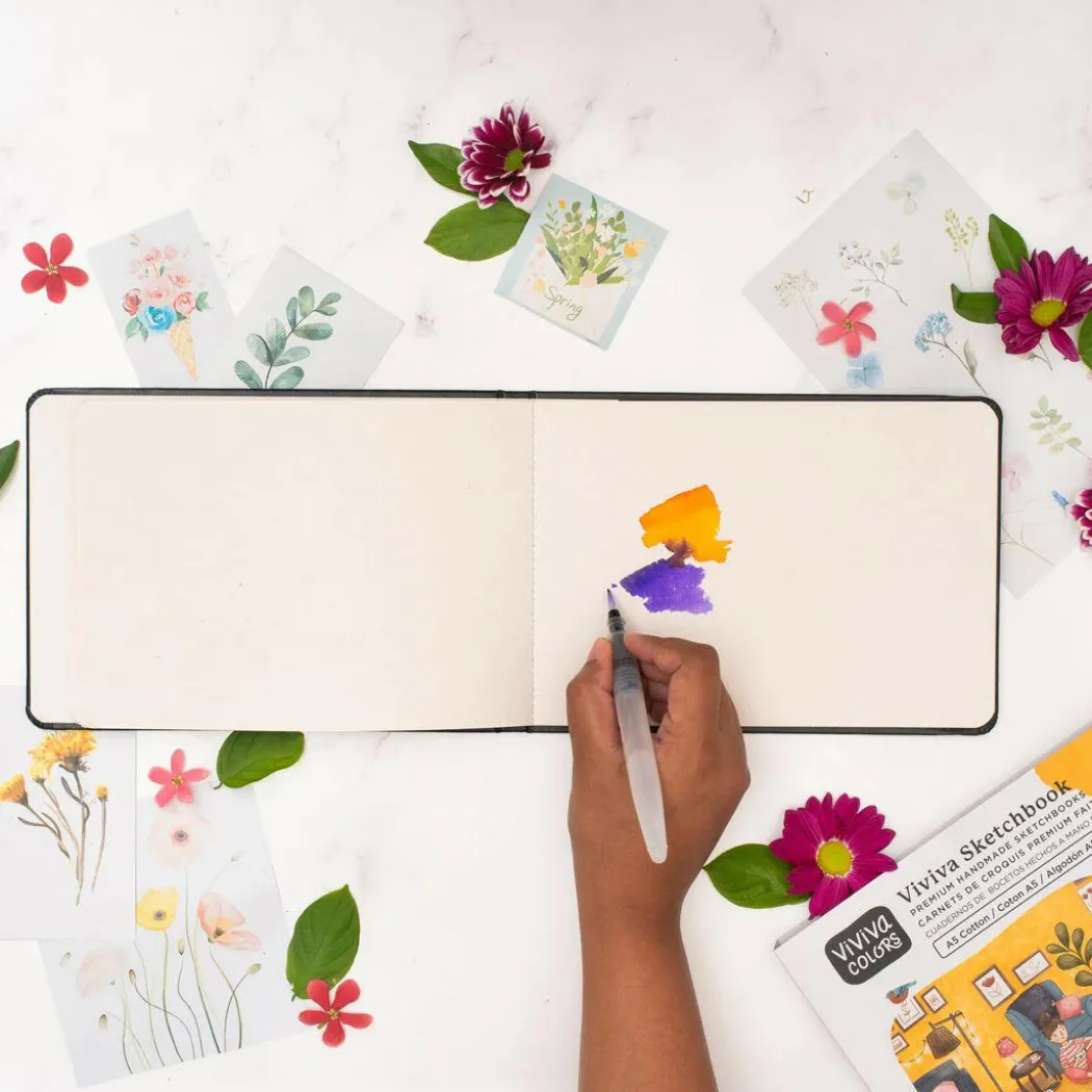 Sketchbook A5 100% Bomull 300g