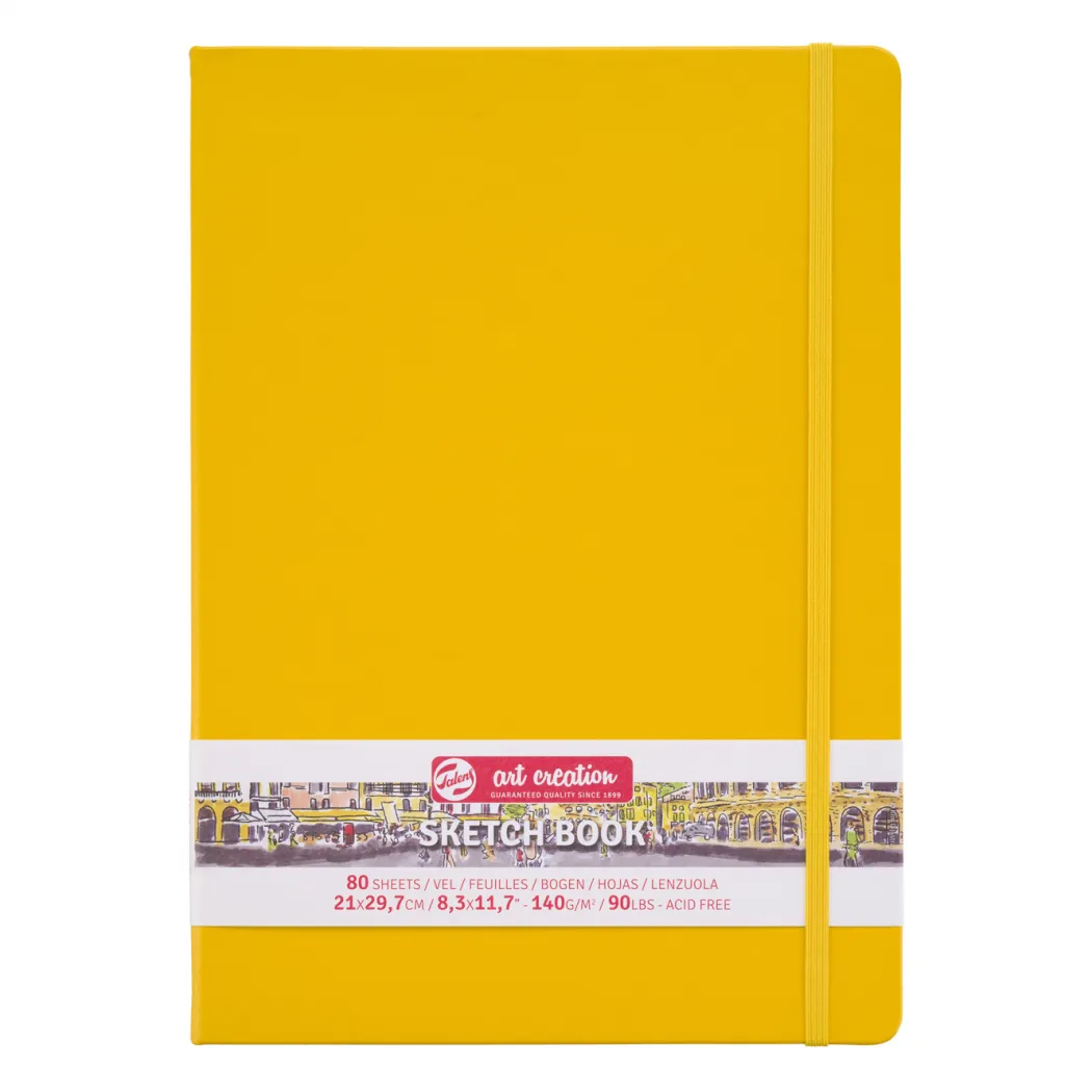 Sketchbook A4 Golden Yellow