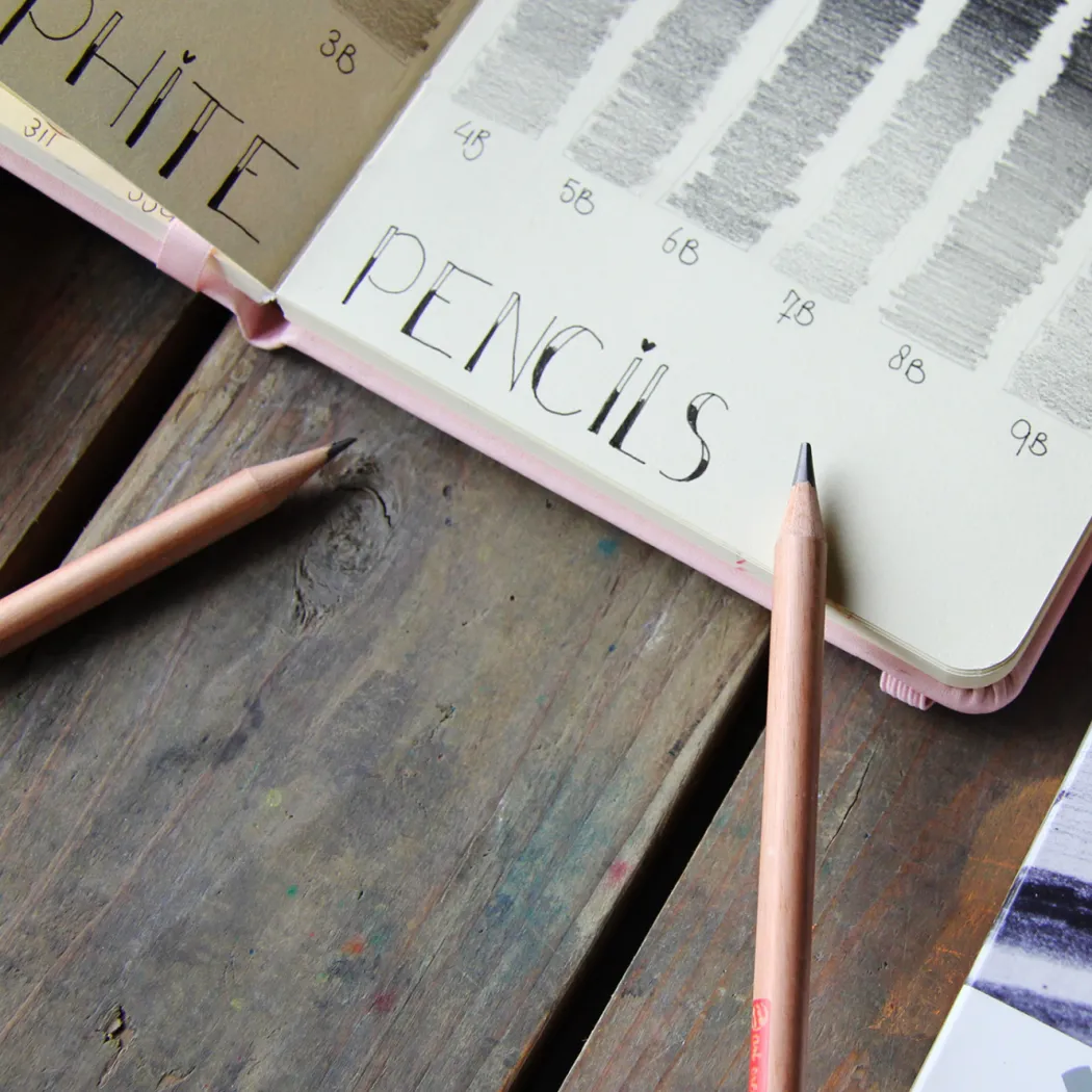 Sketchbook Pocket Pastel Pink