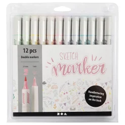 Sketch Marker Pastell 12-set