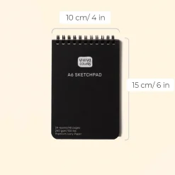Sketchpad A6 Spiral 240g