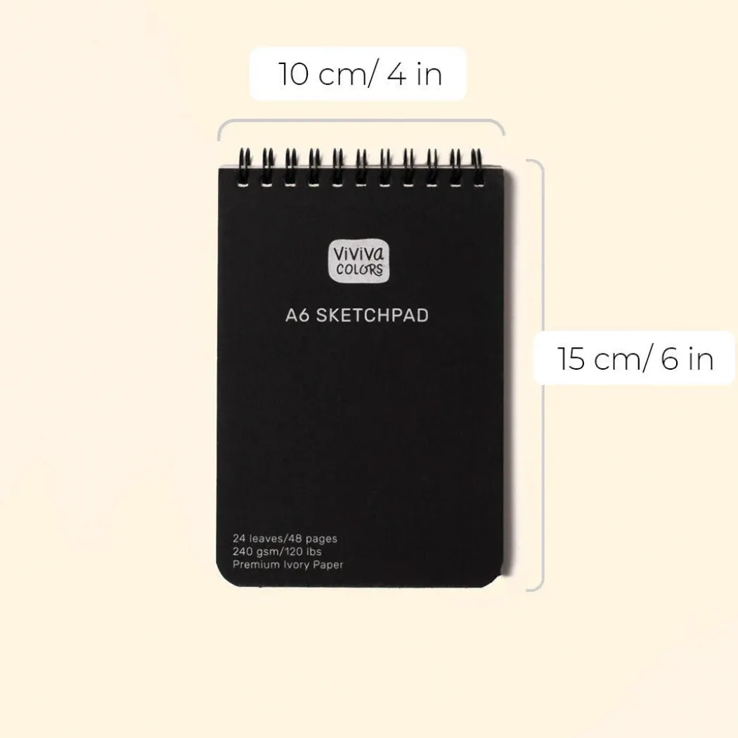 Sketchpad A6 Spiral 240g