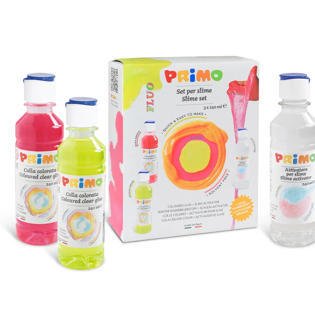 Slime-lab Kit Fluo 3x240ml