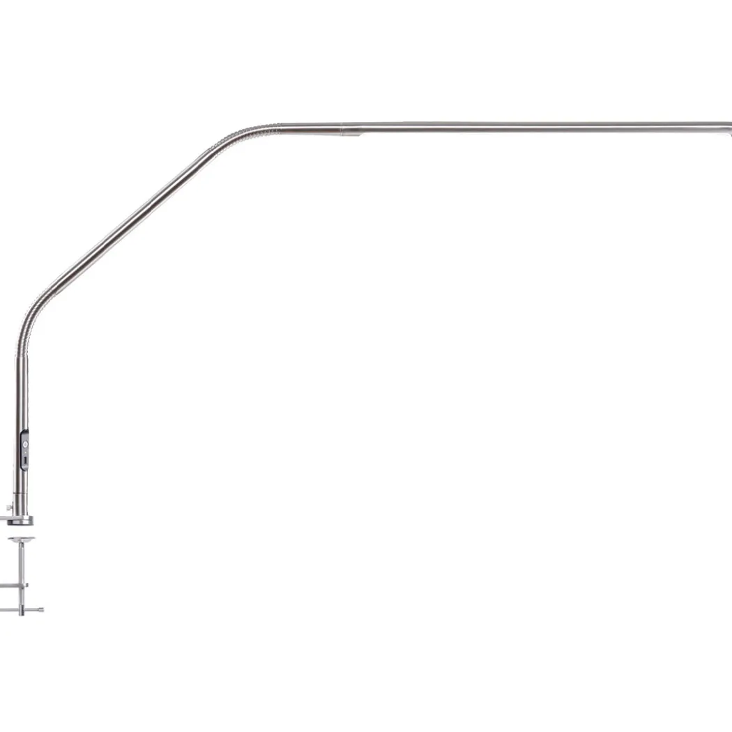 Slimline 4 Table Lamp Brushed Steel