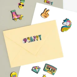 Soft 3D stickers Happy 1 Ark