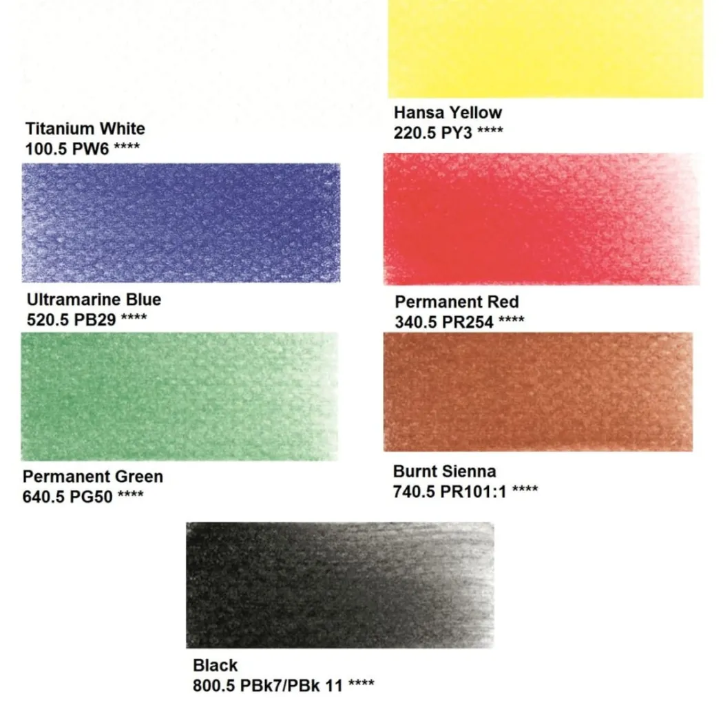Soft Pastel Pan Basic Colors Set