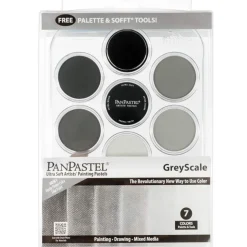 Soft Pastel Pan Grey Scale Set