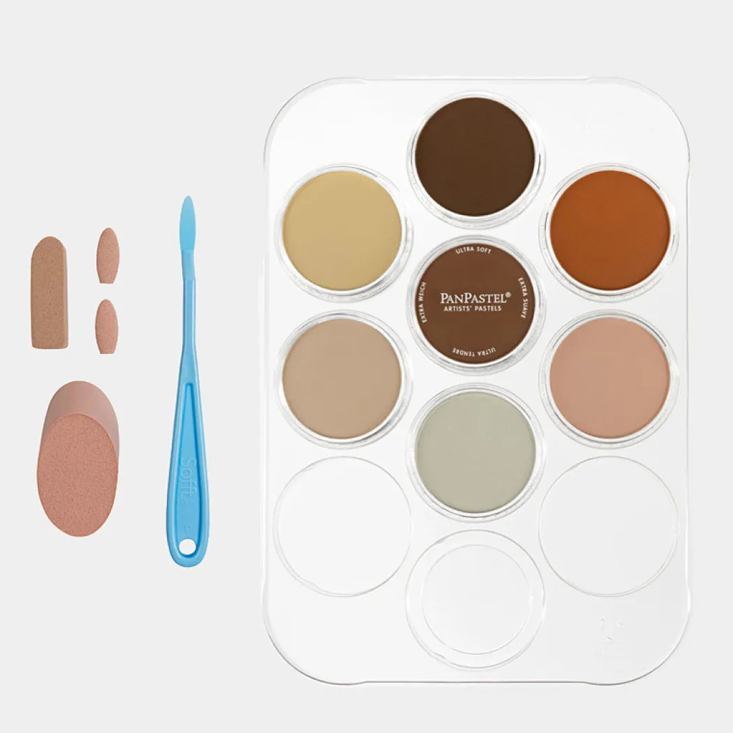 Soft Pastel Pan Skin Tones Set