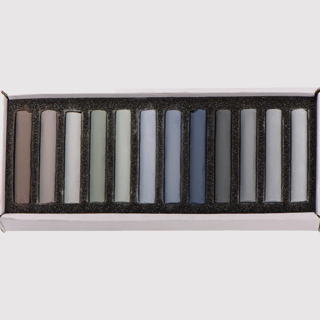 Soft Pastels Grey 12-set