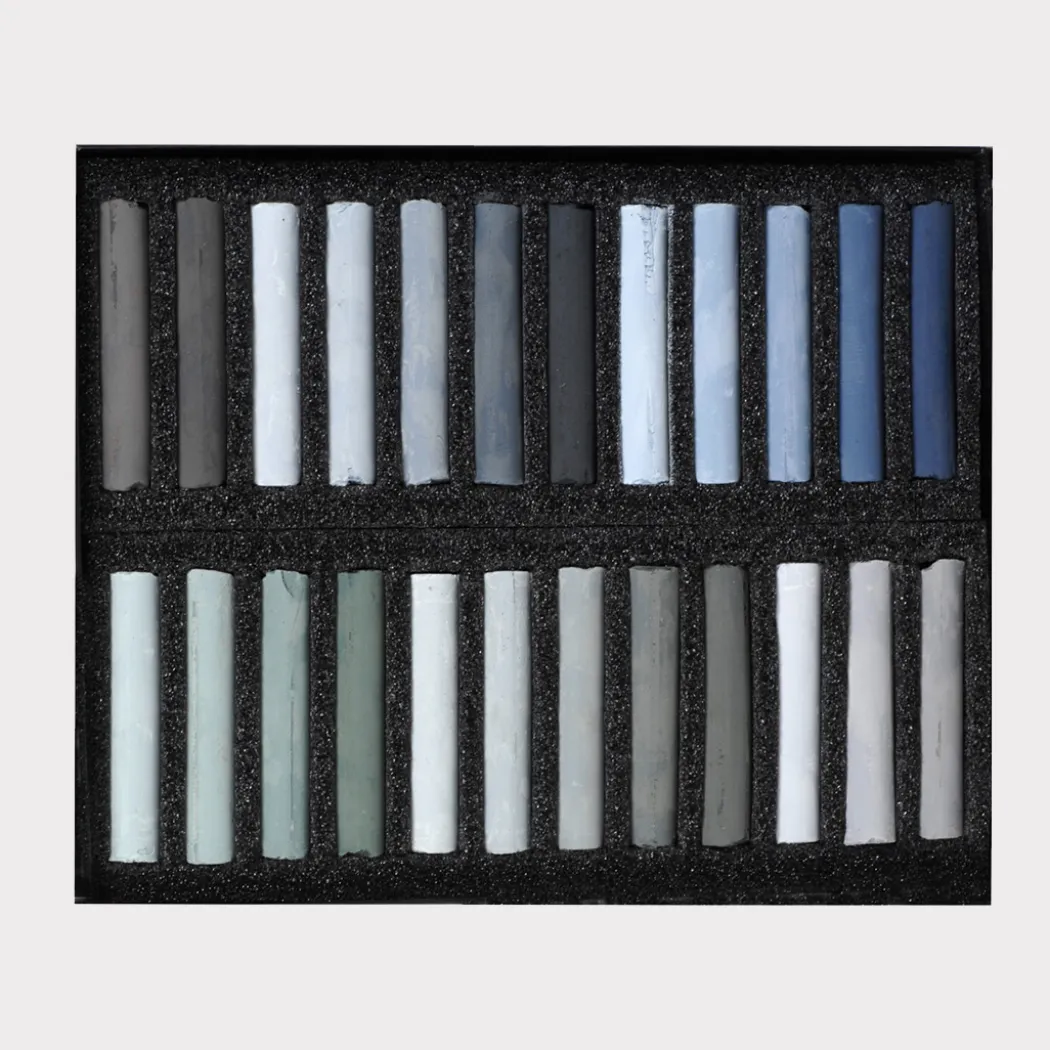 Soft Pastels Grey 24-set