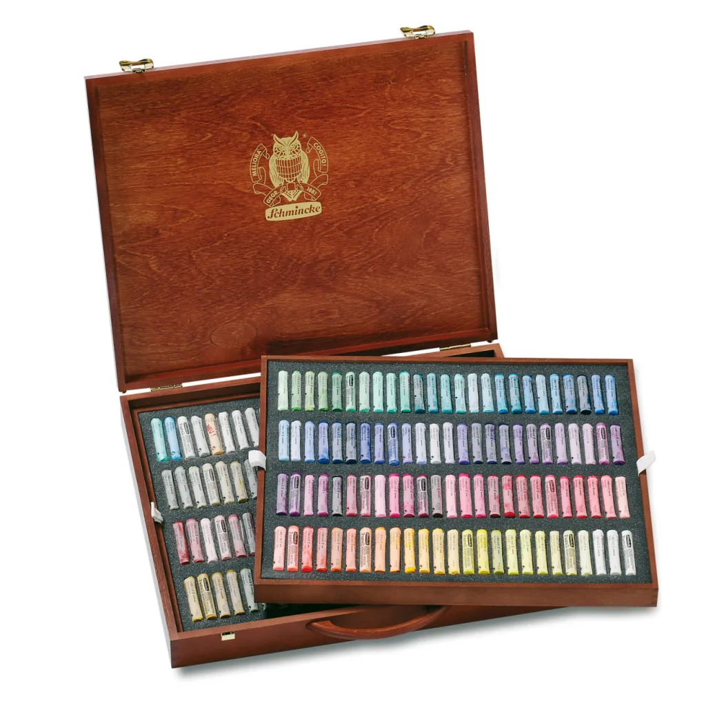 Soft Pastel Wooden Box 200-set