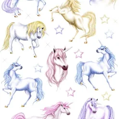 Stickers Enhörningar 2 ark