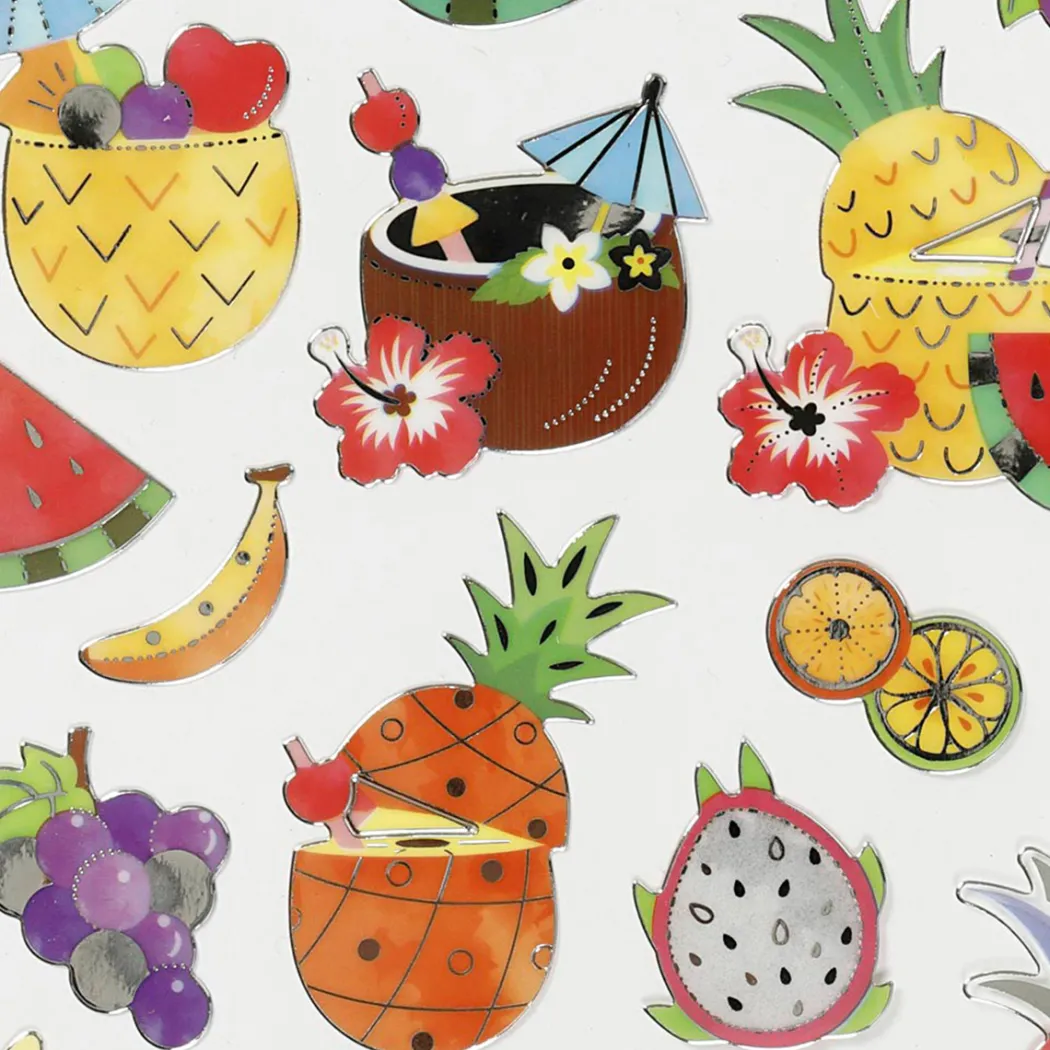 Stickers Frukter 1 ark