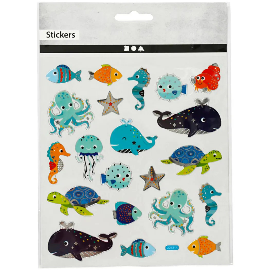 Stickers Havet 1 ark