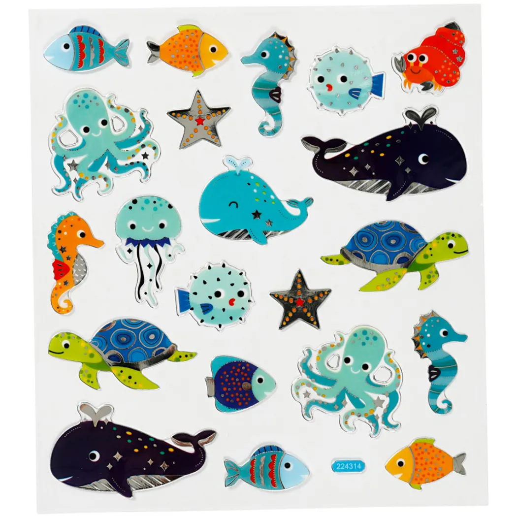 Stickers Havet 1 ark