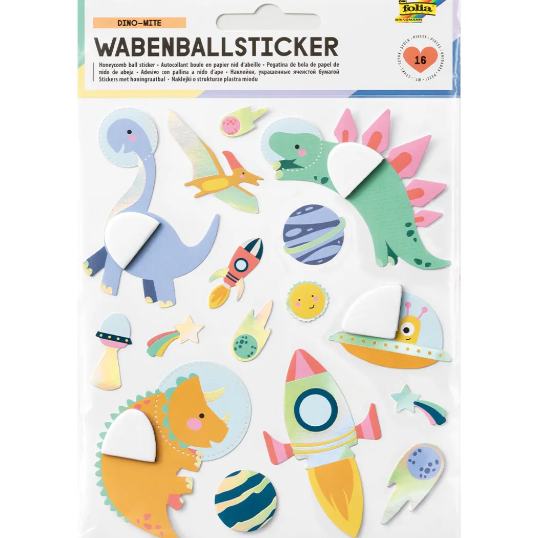 Stickers honeycomb ball Dino 1 Ark