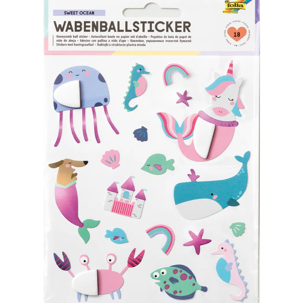 Stickers honeycomb ball Havet 1 Ark