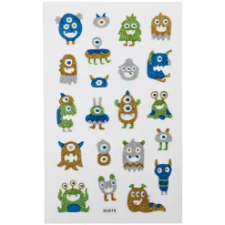 Stickers Rymdmonster 1 ark