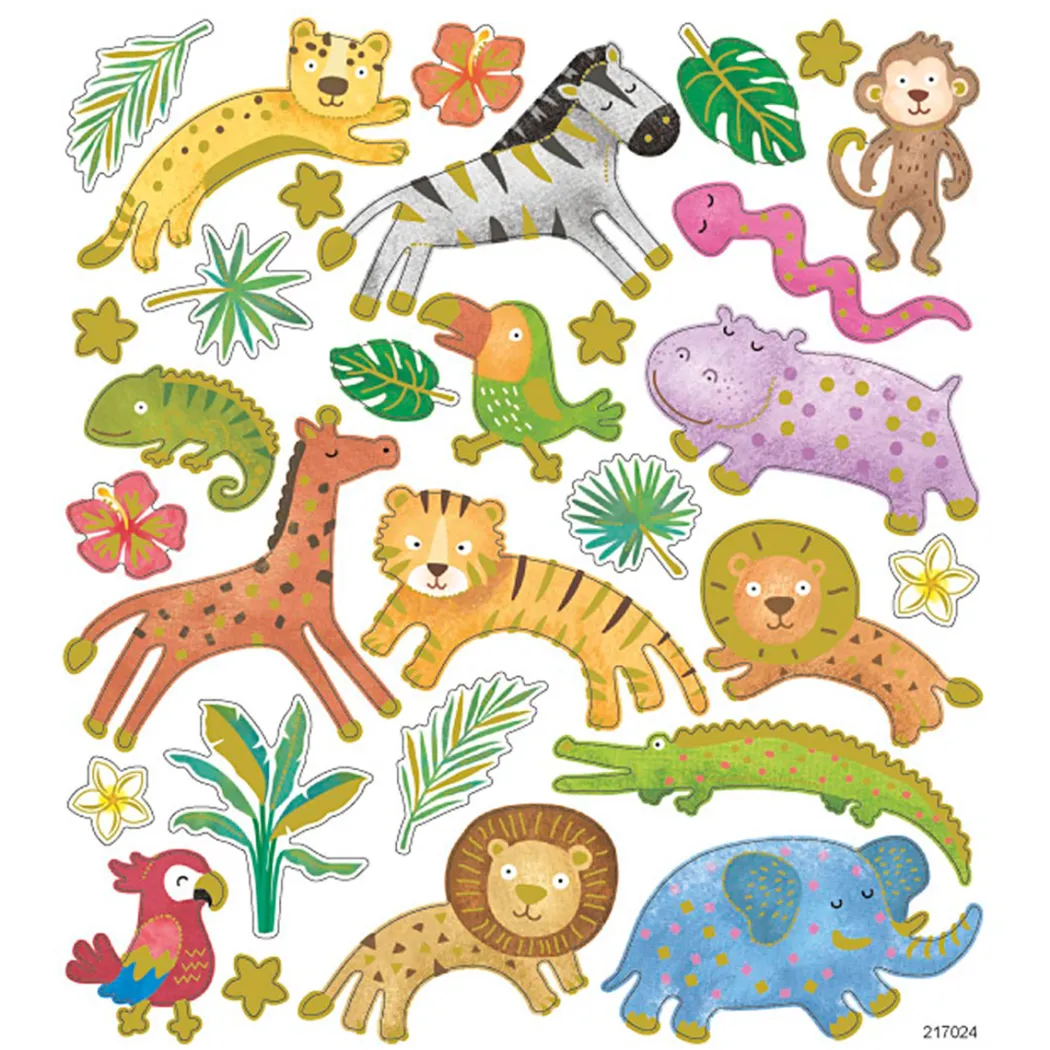 Stickers Savannen 1 ark