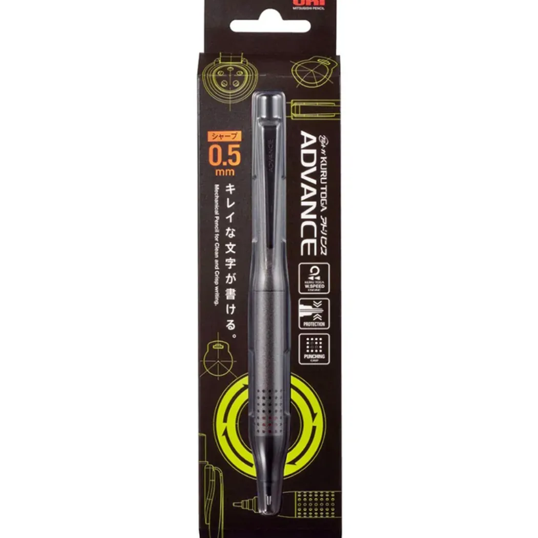 Stiftpenna Kuru Toga Advance Upgrade 0,5 mm Gunmetal