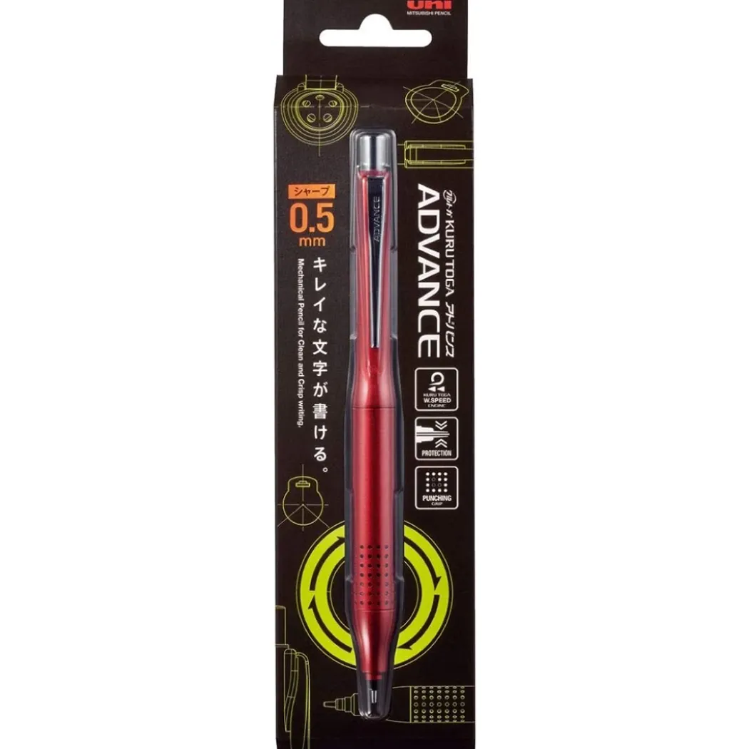 Stiftpenna Kuru Toga Advance Upgrade 0,5 mm Red