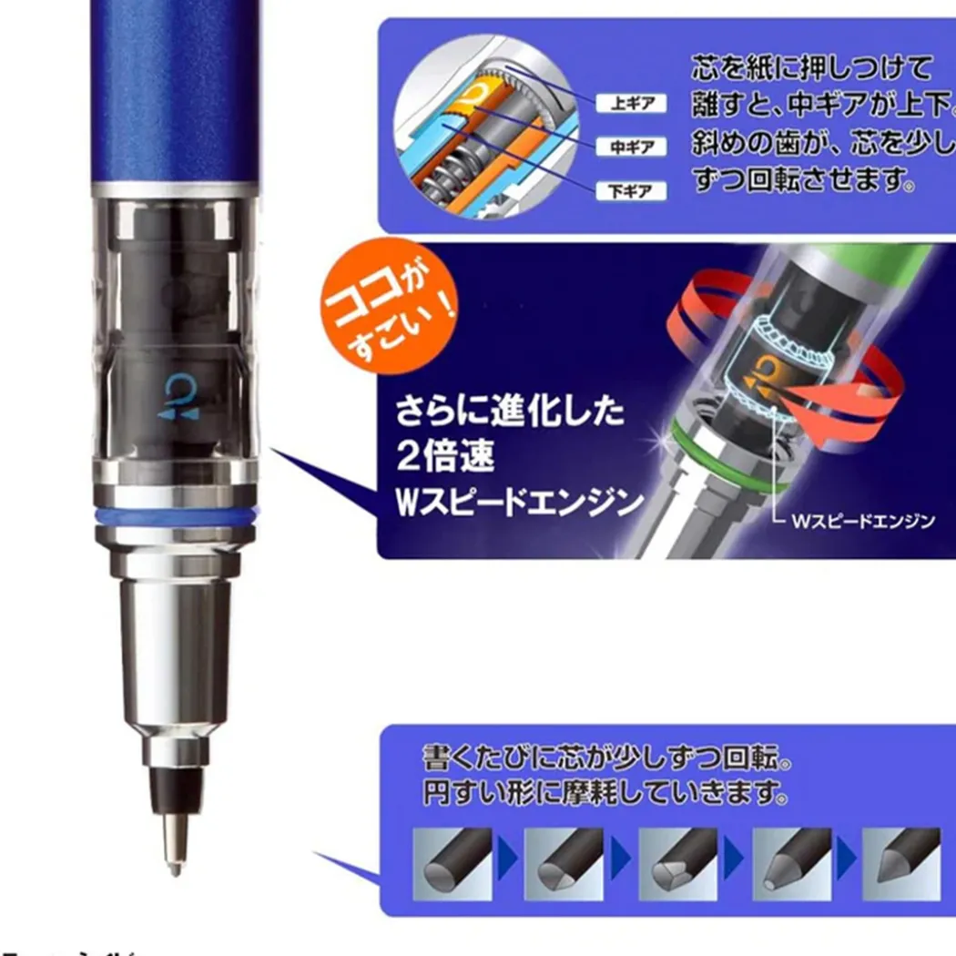 Stiftpenna Kuru Toga Advance 0,7 mm Blå