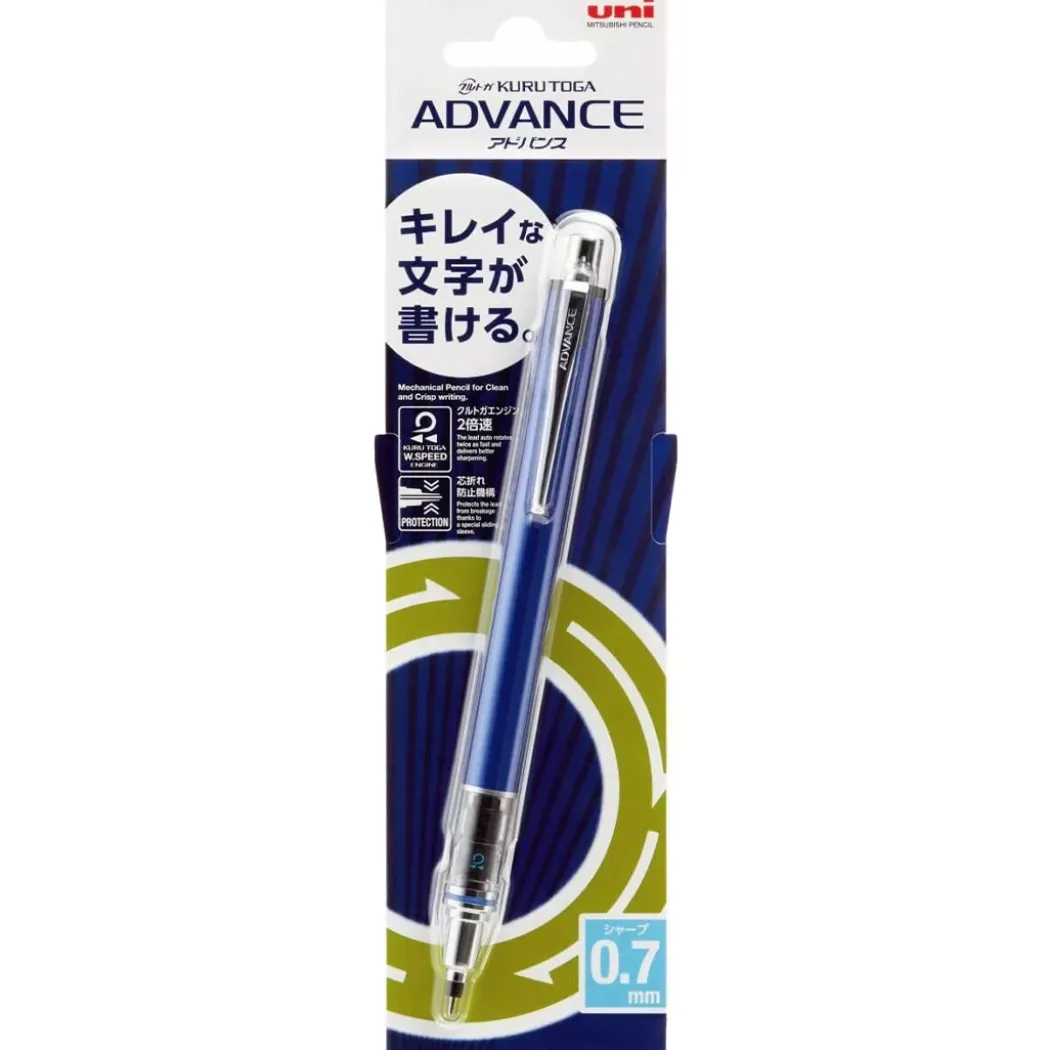 Stiftpenna Kuru Toga Advance 0,7 mm Blå