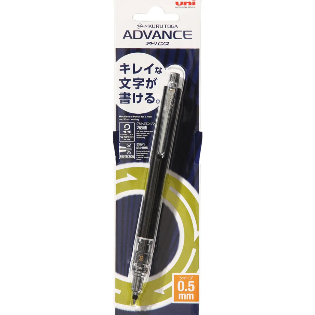 Stiftpenna Kuru Toga Advance 0,5 mm Svart
