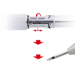 Stiftpenna MS01 0,5 mm Silver