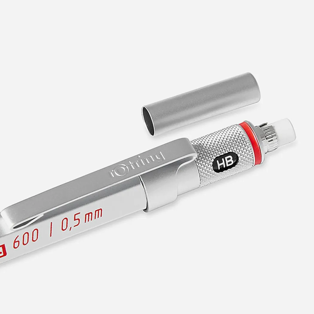 600 Stiftpenna 0,5 Silver