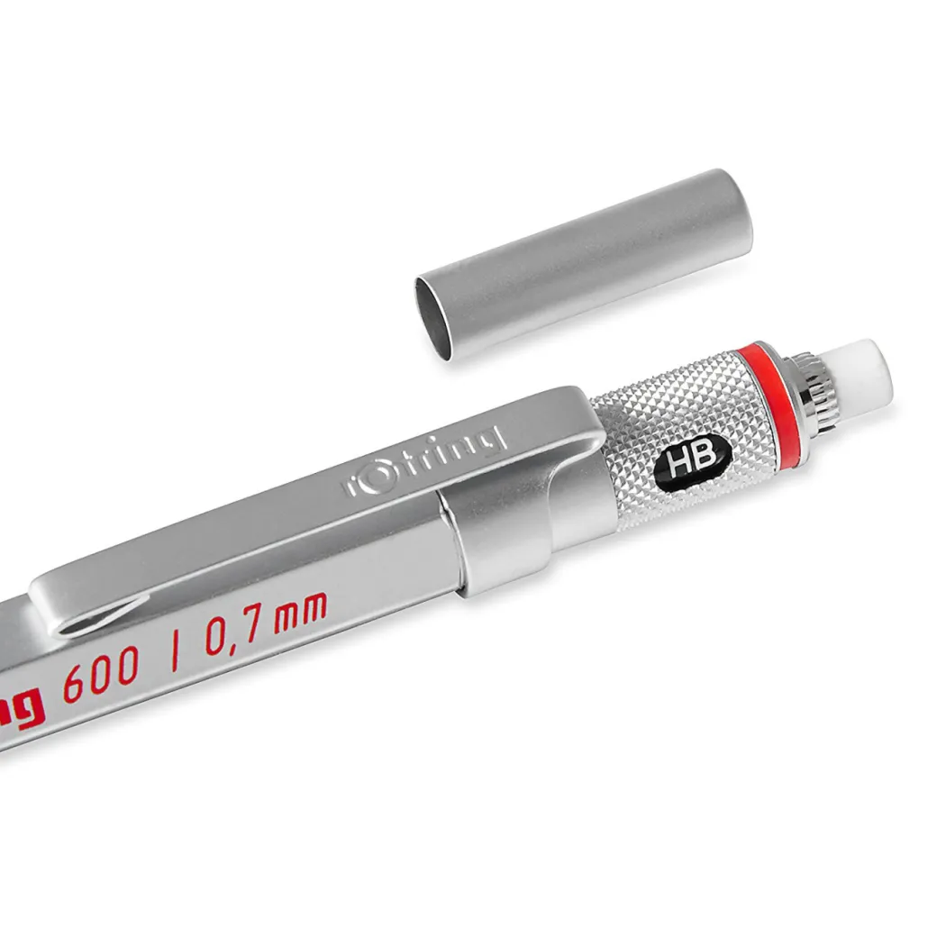 600 Stiftpenna 0,7 Silver