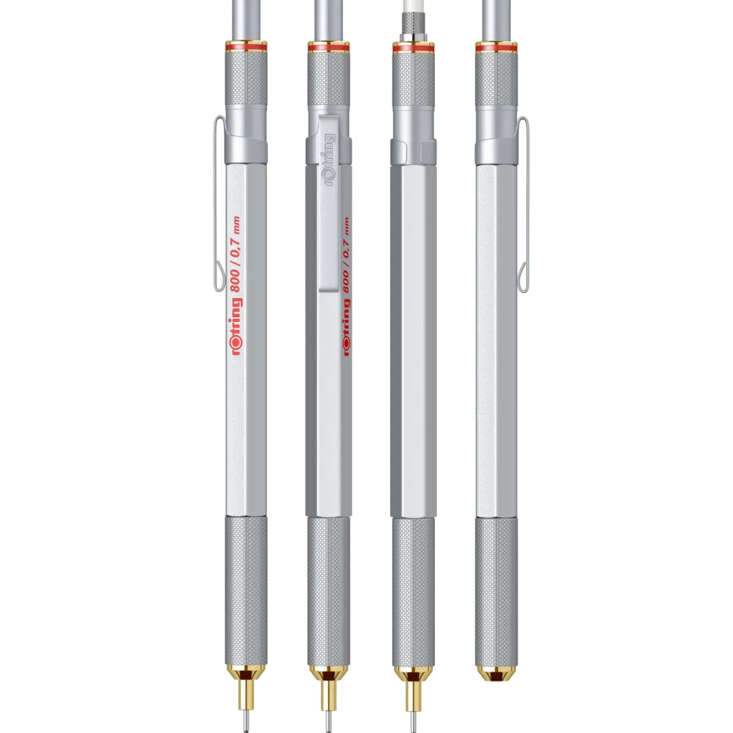 800 Stiftpenna 0,7 Silver