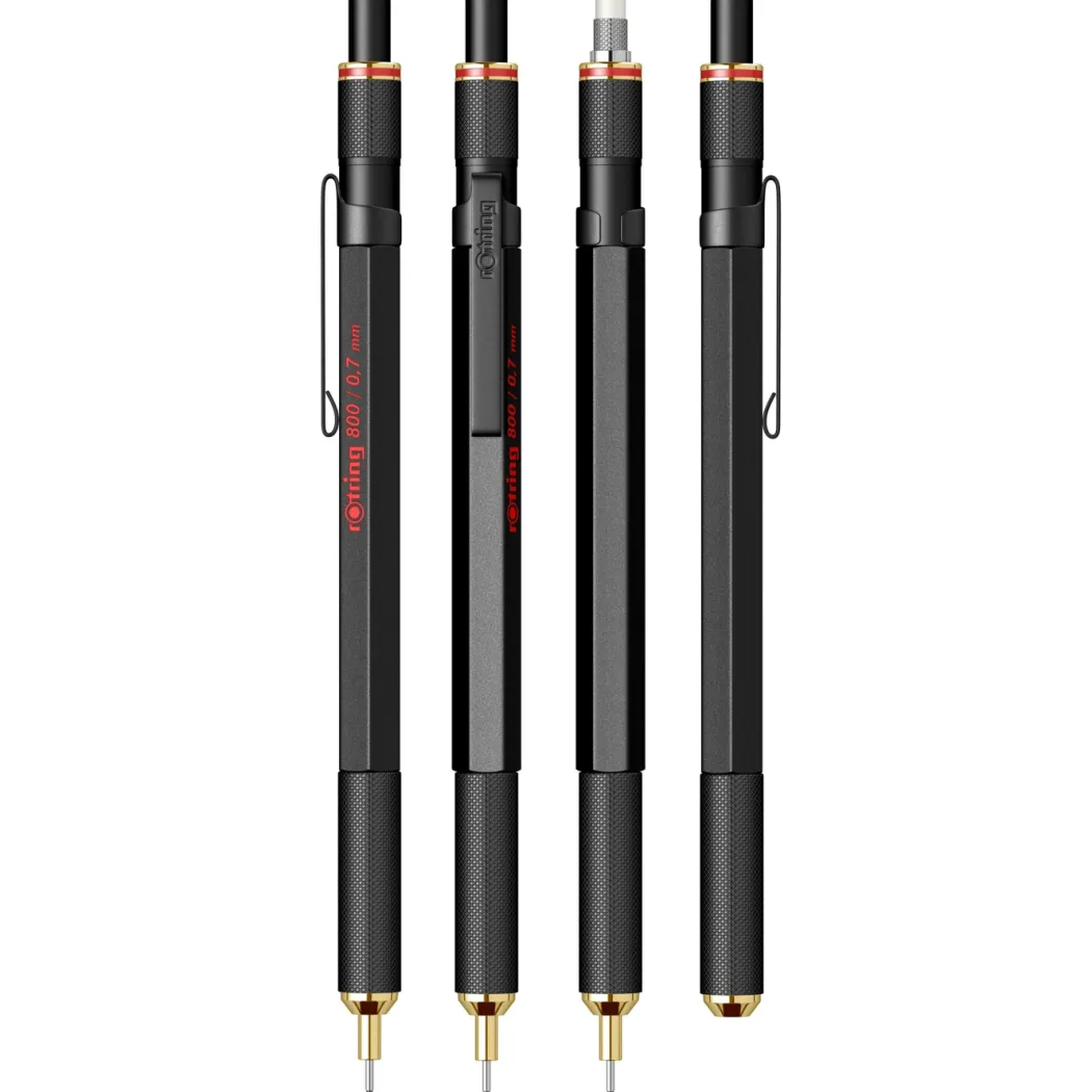 800 Stiftpenna 0,7 Svart