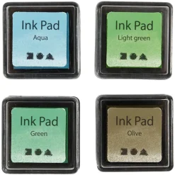 Stämpeldyna 4-pack Grön & Ljusgrön
