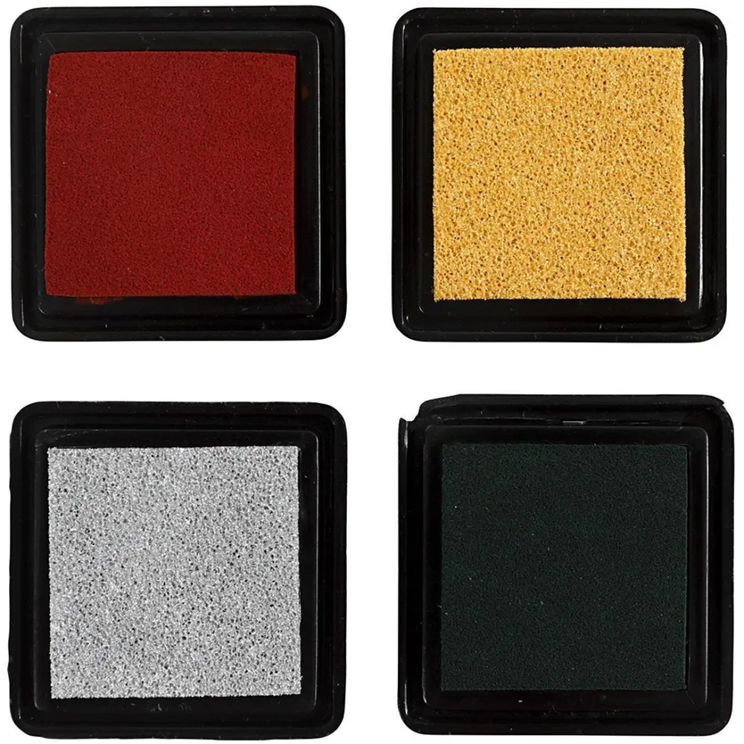 Stämpeldyna 4-pack Metallic
