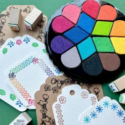 Stämpeldynor Irodori Set Bouquet