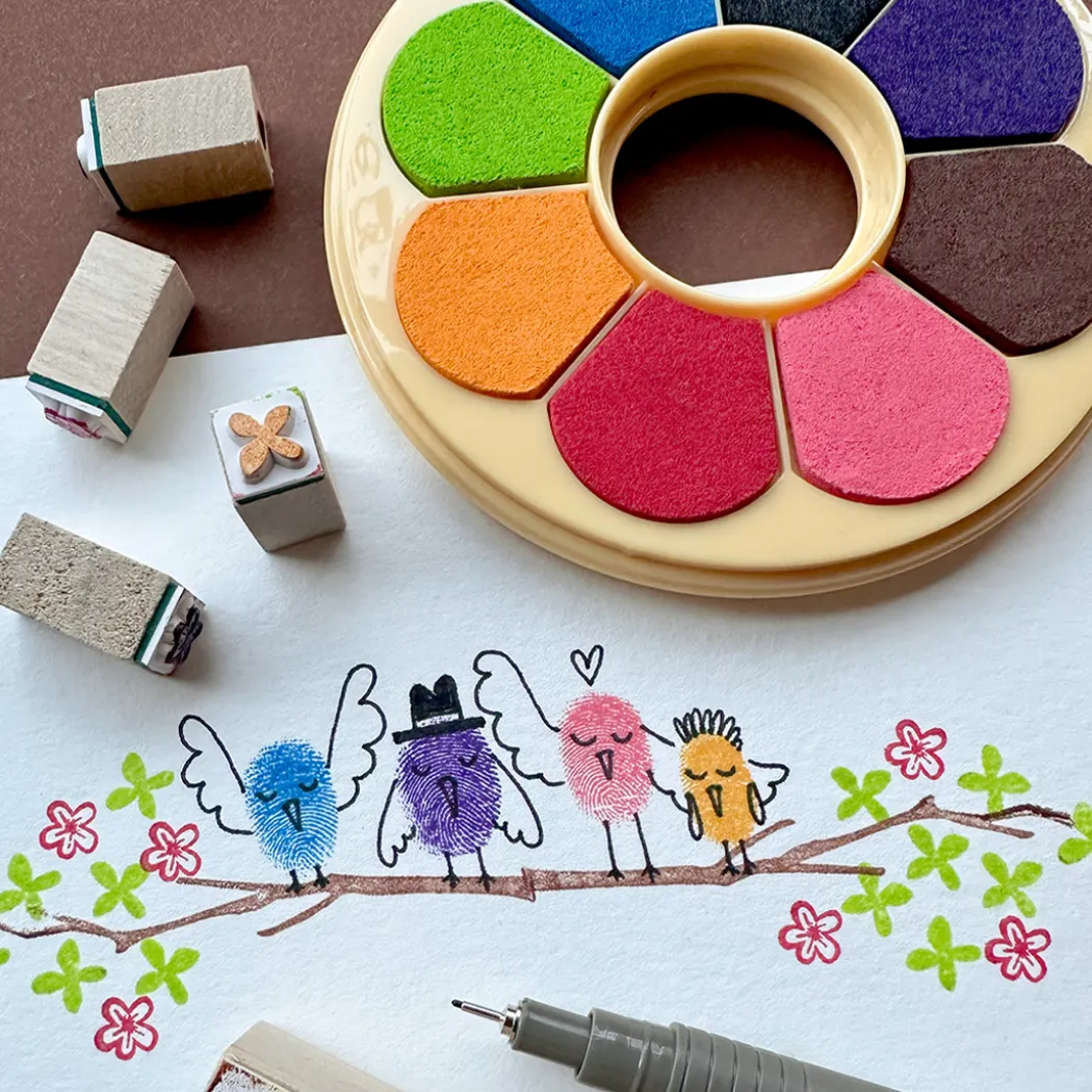 Stämpeldynor Irodori Set Donut