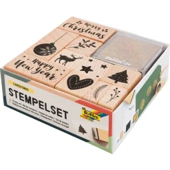 Stämpelset + stämpeldyna Jul 10-pack