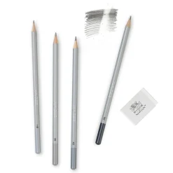 Studio Collection Blyertspennor Soft 4-set + Sudd