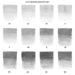Studio Collection Blyertspennor Medium 12-set