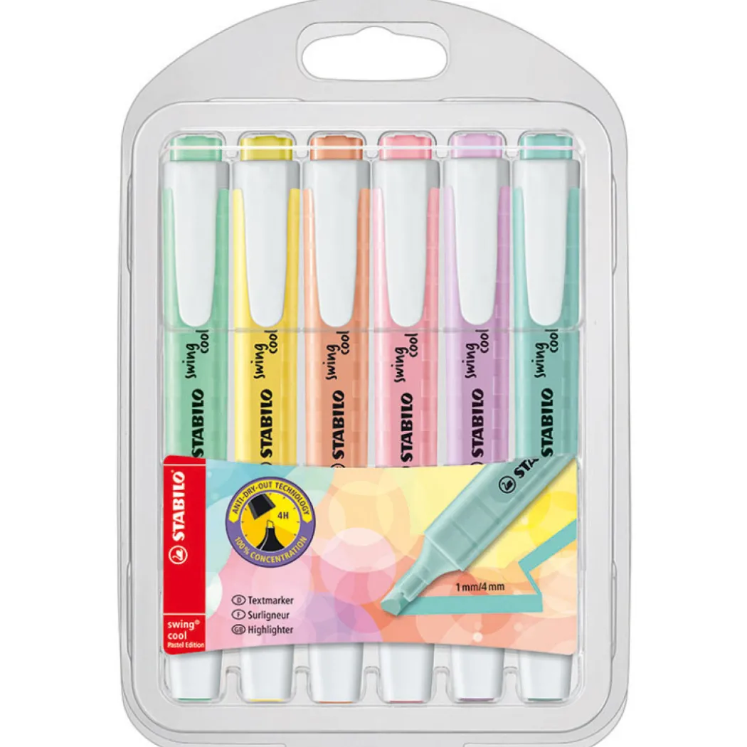 Swing Cool Pastel 6-pack