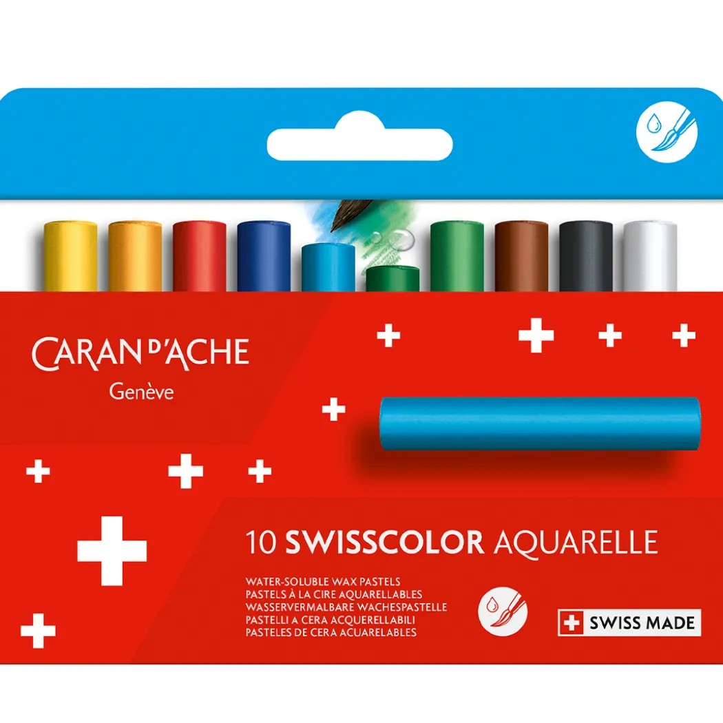 Swisscolor Akvarellkritor 10-set