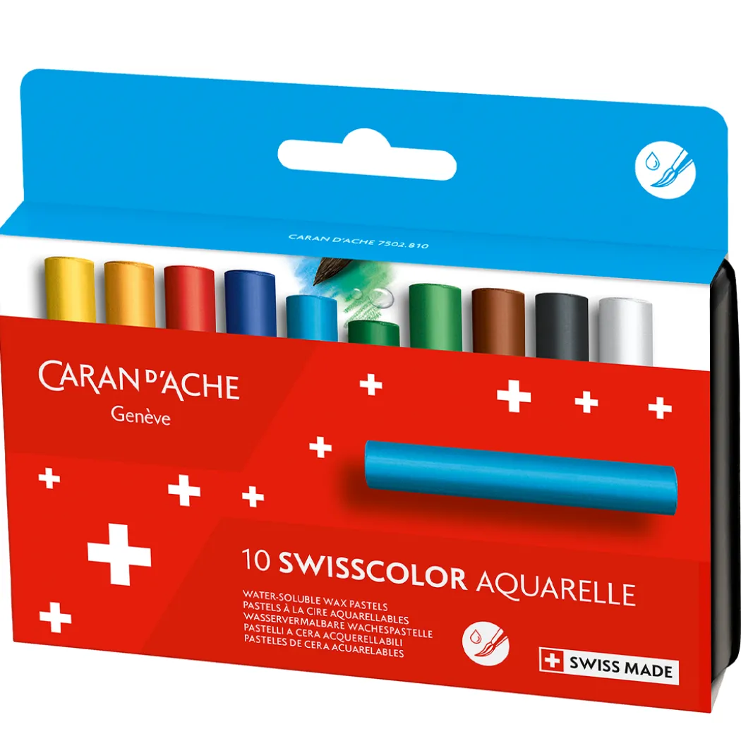Swisscolor Akvarellkritor 10-set