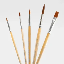 Syntetiska penslar Junior 5-set