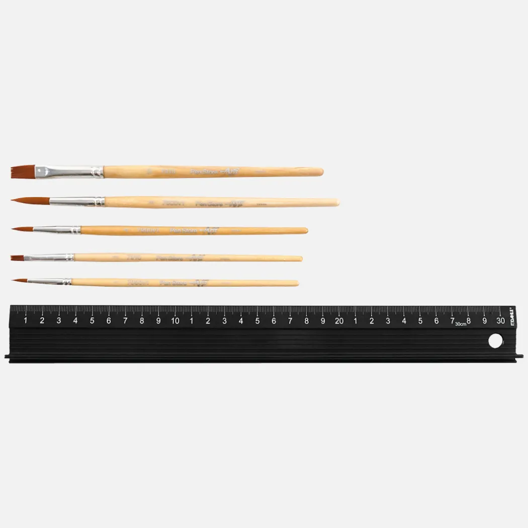 Syntetiska penslar Junior 5-set