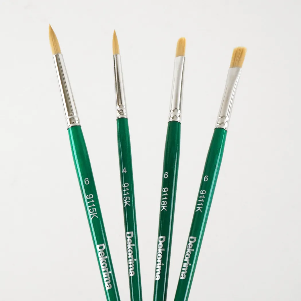 Syntetiska penslar Universal 4-set